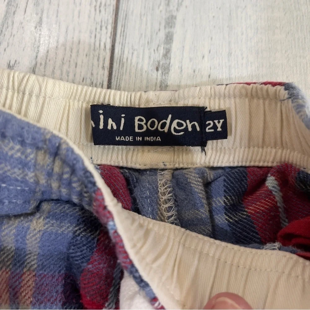 Mini Boden red blues